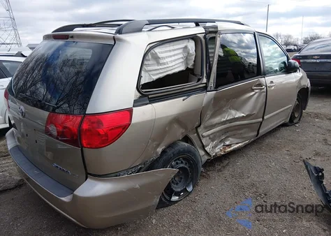 2008 Toyota Sienna Le z USA, uszkodzony, nr VIN 5TDZK23C48S121772